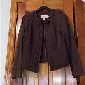 J Crew Brown Classic Twill Blazer